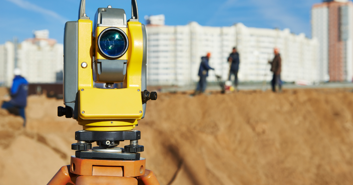 a team of surveyors equipped with advanced laser scanners